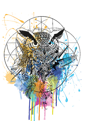 Array Owl von Karin Roberts