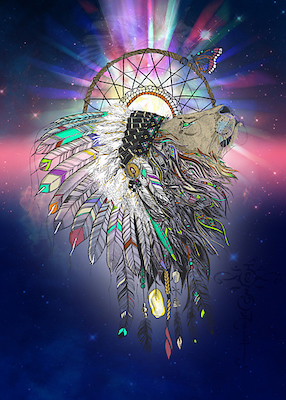 Array Cosmic Lion Butterfly von Karin Roberts