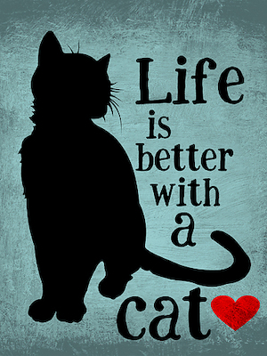 Array Life is Better with a Cat von Ginger Oliphant