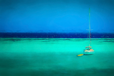 Array Grenadines Sailboat von Don Schwartz