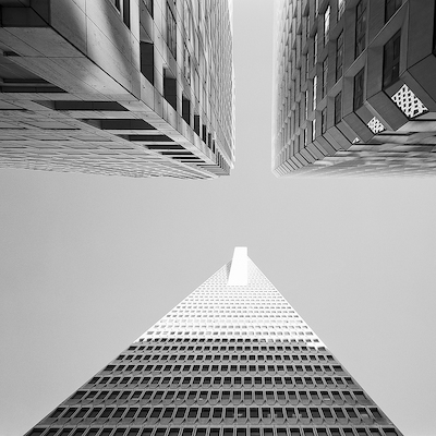 Array San Francisco Transamerica Pyramid Trio von Dave Butcher