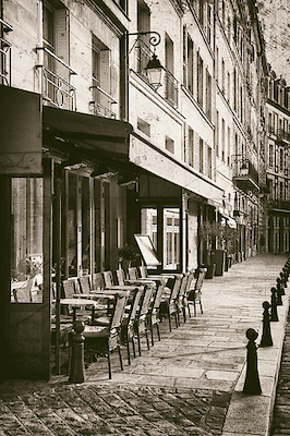 Array Paris Sidewalk Cafe von Jody Stewart