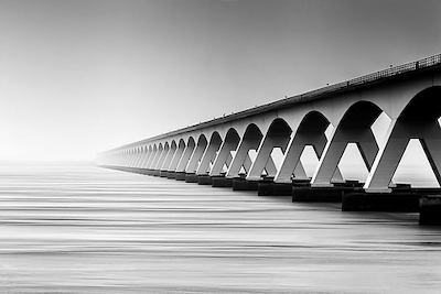 60cm x 40cm The endless Bridge von Wim Denijs