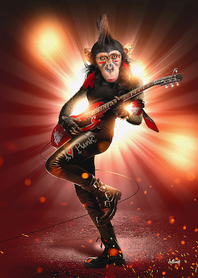 Array Monkey Punk von Sylvain Binet