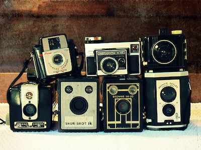 Array Vintage Camera Collection von Robin Dickinson