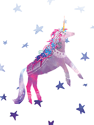 Array Magic Unicorn von Crystal Smith