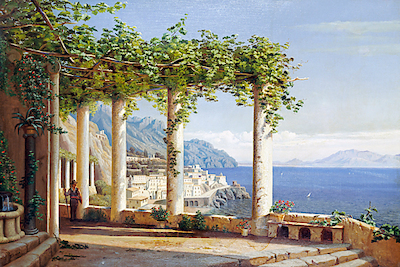 Array Amalfi del Convento die Capuccini von Carl Frederic Aagaard