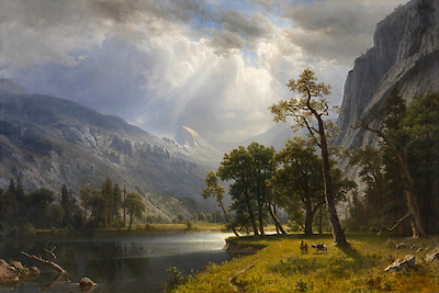 Array Yosemite Valley, 1866 von Albert Bierstadt