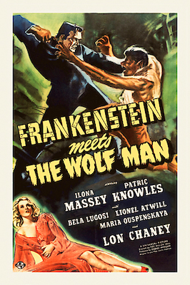Array Frankenstein vs the Wolfman von Hollywood Photo Archive