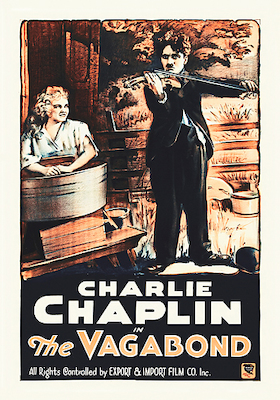Array Charlie Chaplin - French - The Vagabond, 1916 von Hollywood Photo Archive