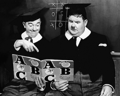 Array Laurel & Hardy - Chump at Oxford, 1940 von Hollywood Photo Archive