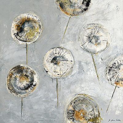 100cm x 100cm Blumen von Monika Arns-Müller