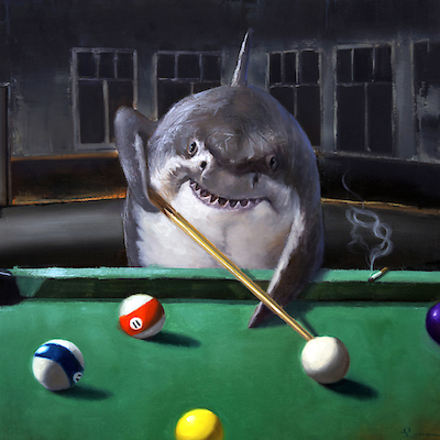 Array Pool Shark von Lucia Heffernan