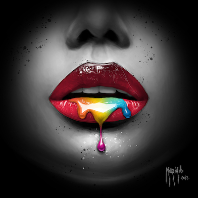 Array Rainbow Kiss von Patrice Murciano