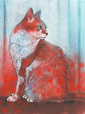 Array Red Cat von Loes Botman