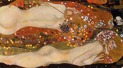 Array Wasserschlangen II (Freundinnen) von Gustav Klimt