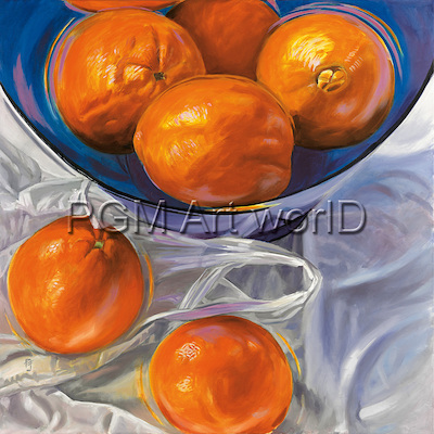 98cm x 98cm Orange bowl , FDT-03 von Thomas           Freund