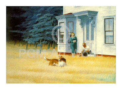 40cm x 30cm Cape Cod Evening von Edward  Hopper