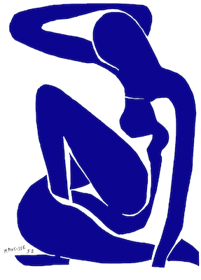 cm x cm Nu bleu I von Henri            Matisse