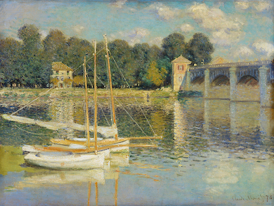 Array Die Brücke von Argenteuil - Neuauflage von Claude Monet