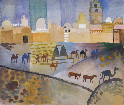 Array Kairouan I von August Macke