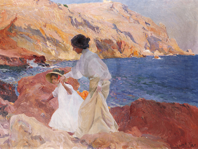 Array Clotilde und Elena beim Klettern von Joaquin Sorolla