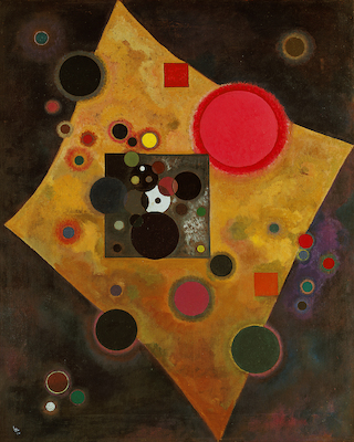 Array Akzent in Rosa von Wassily Kandinsky