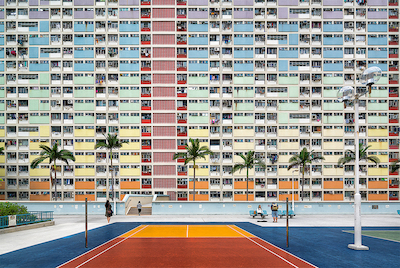 100cm x 67cm Choi Hung Estate von Fahad Abdualhameid