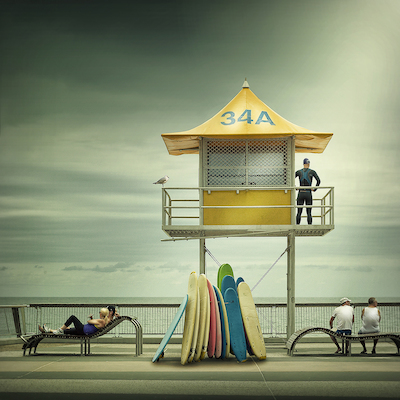 Array The life guard von Adrian Donoghue