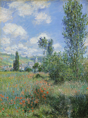 Array Ansicht von Vétheuil von Claude Monet