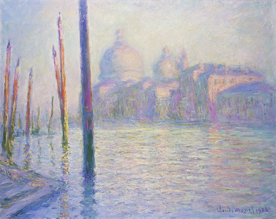 Array Venedig, Santa Maria dela Salute von Claude Monet