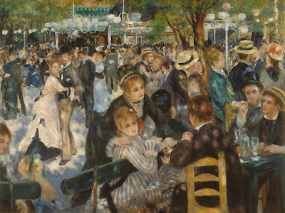 Array Ball im Restaurant Moulin de la Galette von Pierre Auguste Renoir