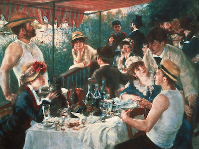 Array Das Frühstück der Ruderer von Pierre Auguste Renoir