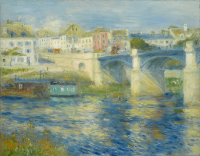 Array Brücke bei Chatou von Pierre Auguste Renoir