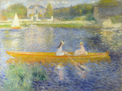 Array Das Ruderboot von Pierre Auguste Renoir