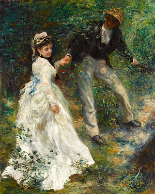 Array Der Spaziergang von Pierre Auguste Renoir