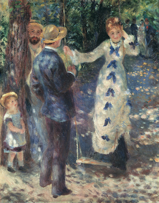Array Auf der Schaukel von Pierre Auguste Renoir