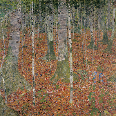 Array Birkenwald von Gustav Klimt