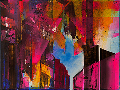 100cm x 75cm City Dawn von Rainer  Anders