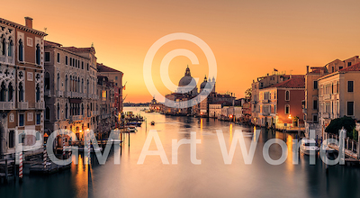 100cm x 55cm Dawn on Venice von Eric Zhang