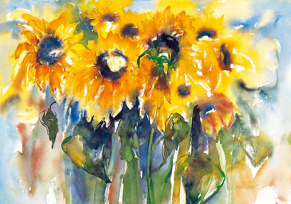 Array Sonnenblumen von Christa Ohland