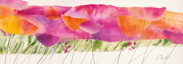 Array Poppy Ribbon Pink von Marta Peuckert