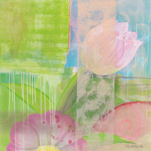 70cm x 70cm mattino I von Nicole Knoth