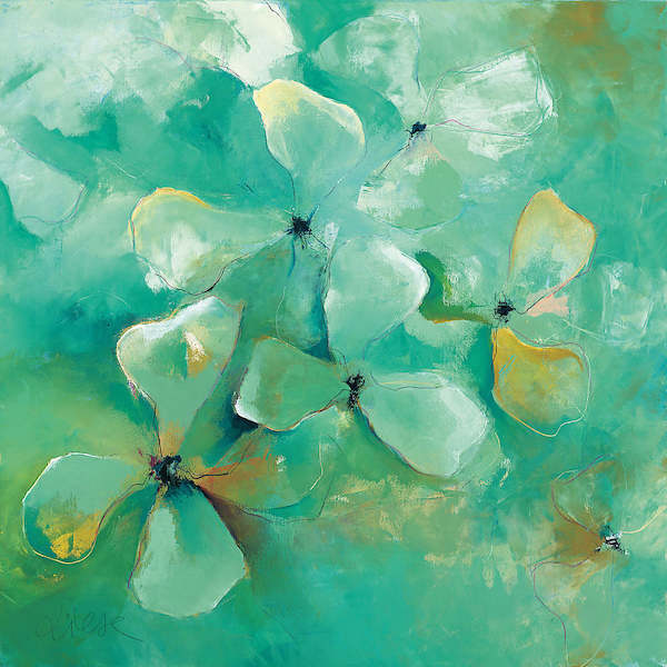 Array Floating Flowers von Anne L. Strunk