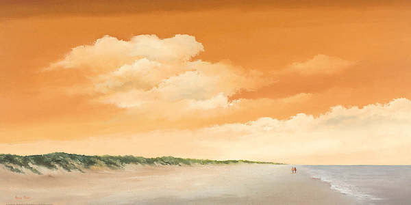 100cm x 50cm Along the Sea II von Hans Paus