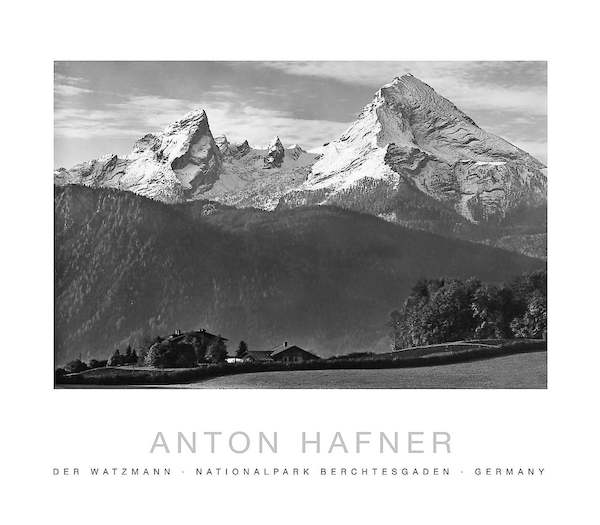 40cm x 35cm Watzmann von Anton Hafner