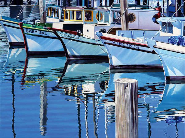 Array Fisherman`s Wharf Reflections von Michael Schuh