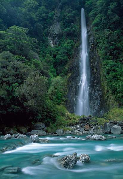 100cm x 150cm Thunder Creek Falls von Thomas Marent