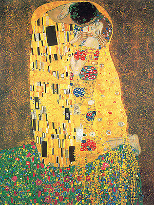 60cm x 80cm Der Kuss von Gustav Klimt