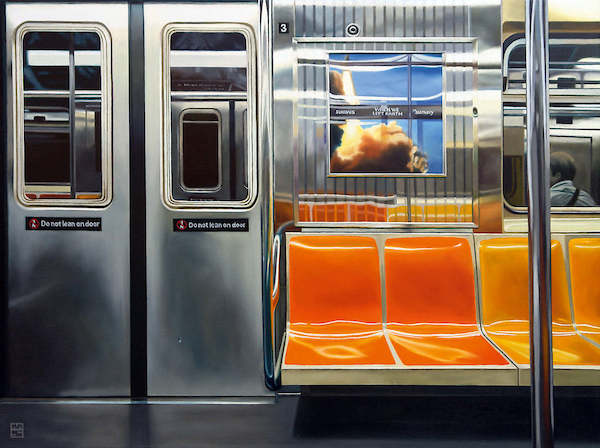 Array NYC Subway Reflections von Michael Schuh